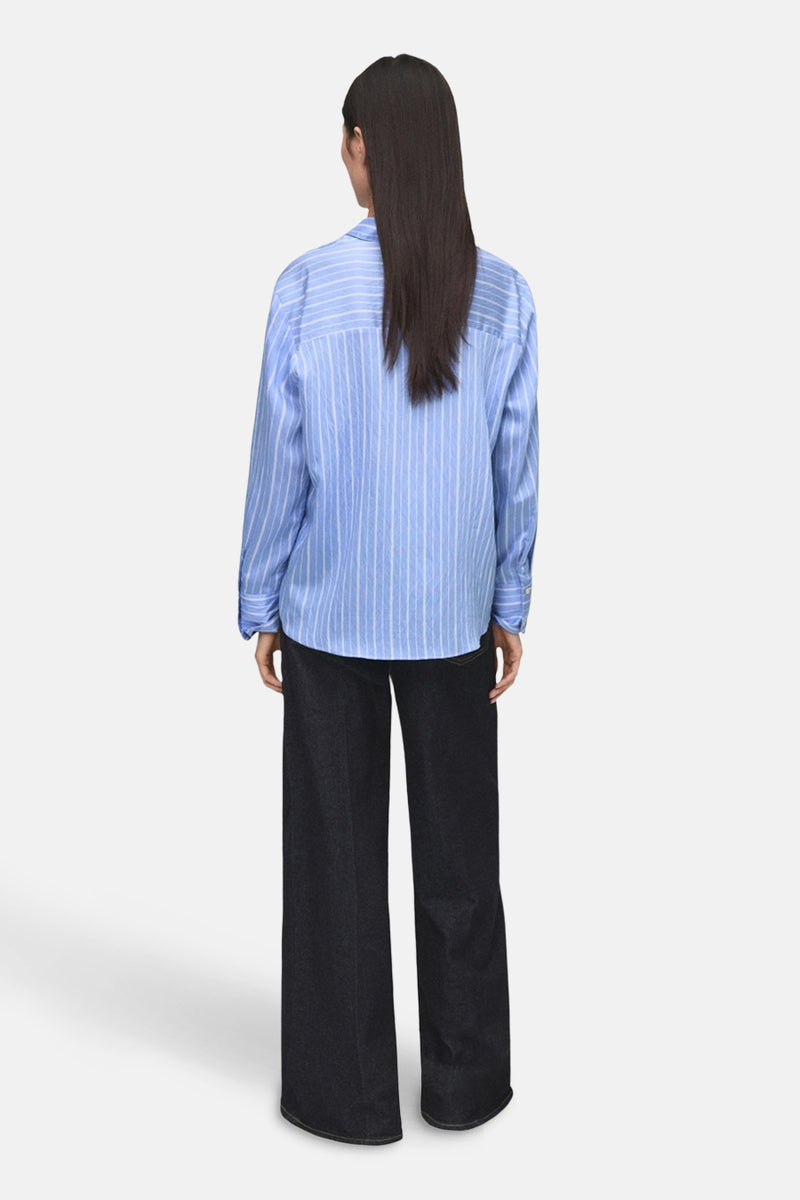 Hemd met lange mouwen - blauw