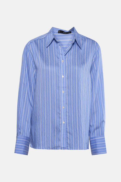 Chemise à manches longues - bleu