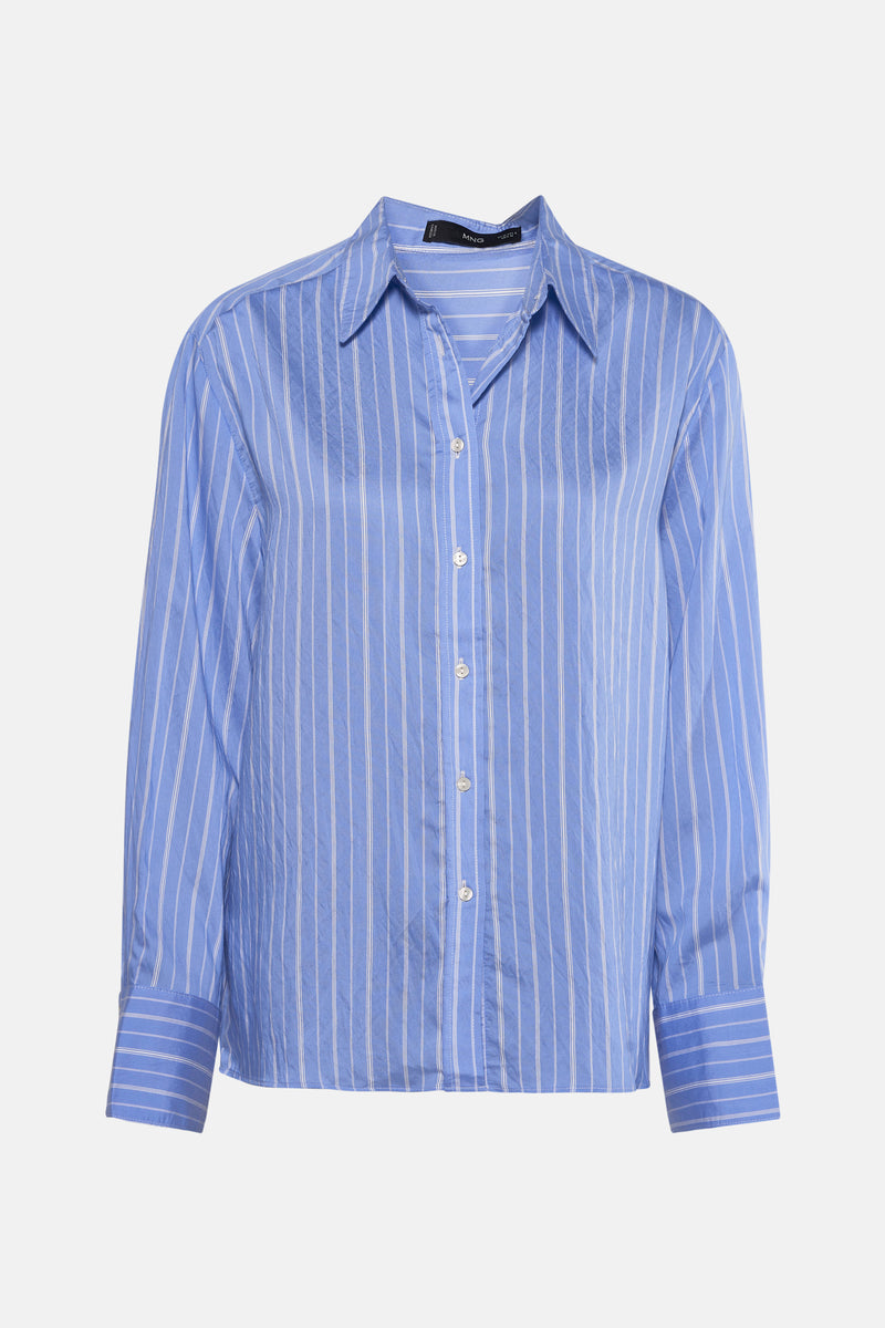 Hemd (lange mouwen) blauw - MANGO