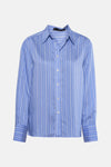 Hemd (lange mouwen) blauw - MANGO
