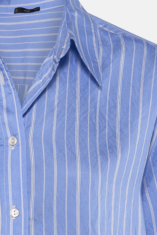 Chemise à manches longues - bleu