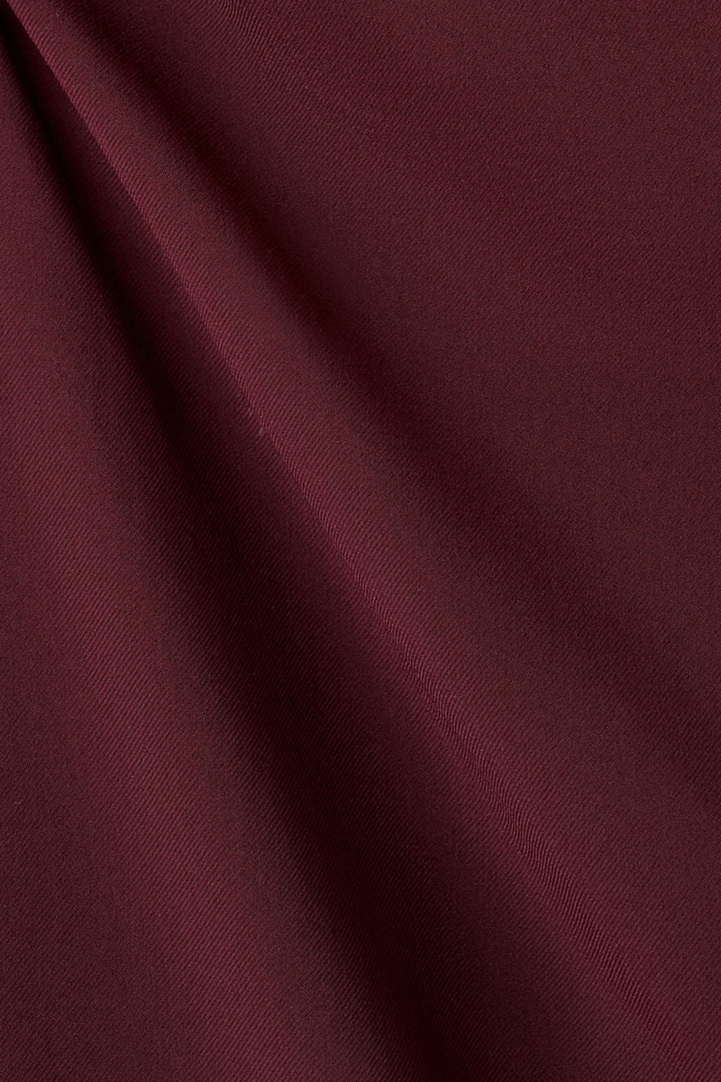 Robe à manches longues - bordeaux