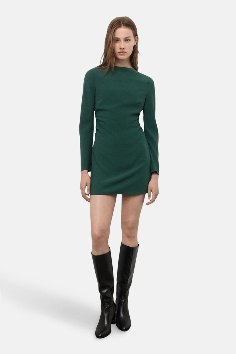 Kleedje met lange mouwen - groen