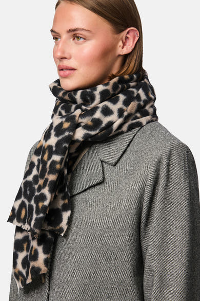 Wintersjaal zwart - PIECES®