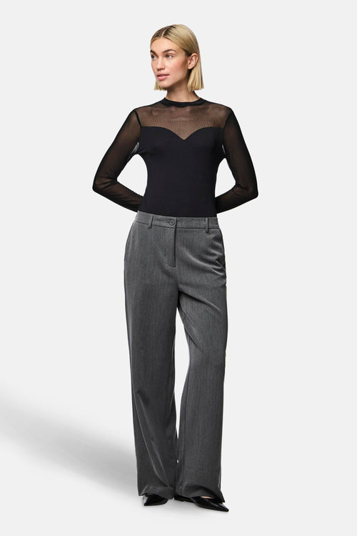 PCMILLY LS MESH BODYSTOCKING NOOS