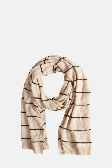 PCNORMA LONG STRIPE SCARF NOOS BC