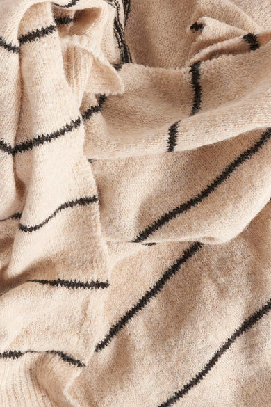 PCNORMA LONG STRIPE SCARF NOOS BC