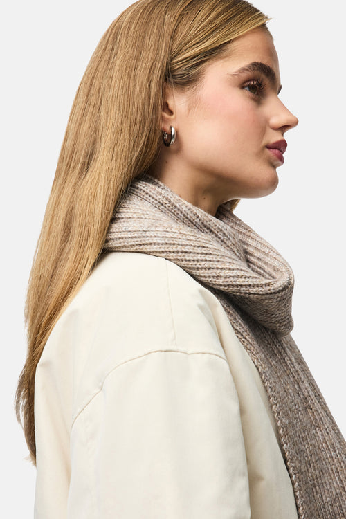 Wintersjaal bruin - PIECES®