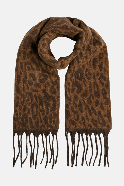 Wintersjaal bruin - PIECES®