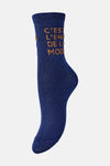 Sokken blauw - PIECES®