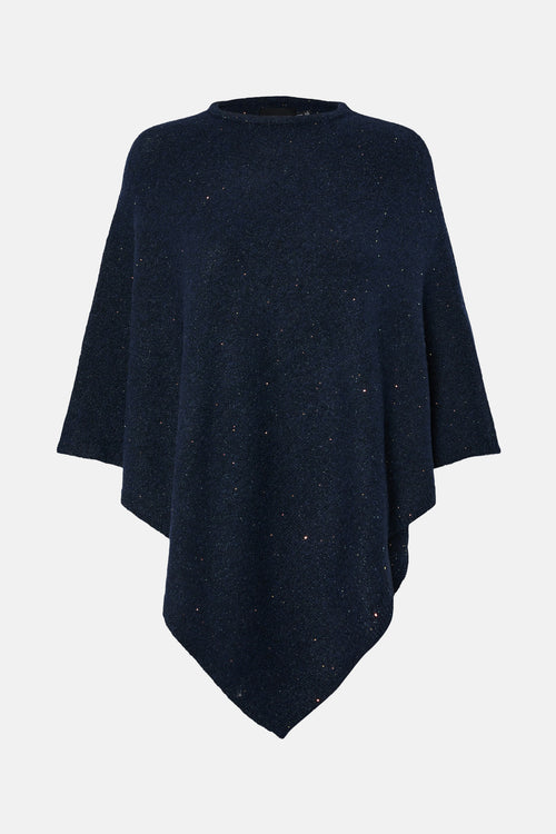 Poncho bleu - PIECES®