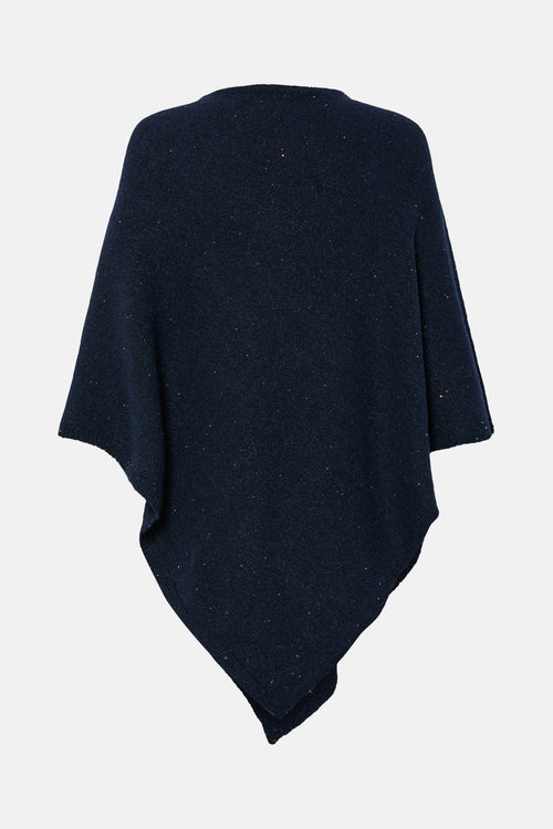 Poncho bleu - PIECES®