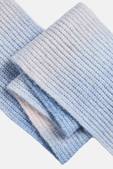 Wintersjaal blauw - PIECES®