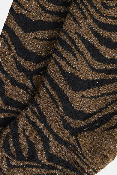 PCSEBBY GLITTER ZEBRA SOCKS BC