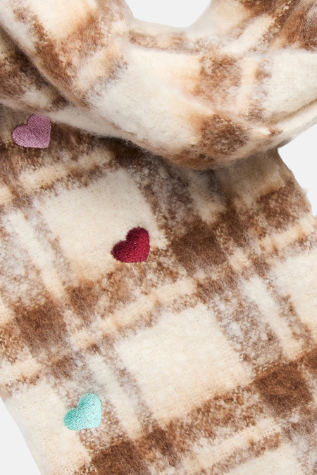 Wintersjaal beige - PIECES®