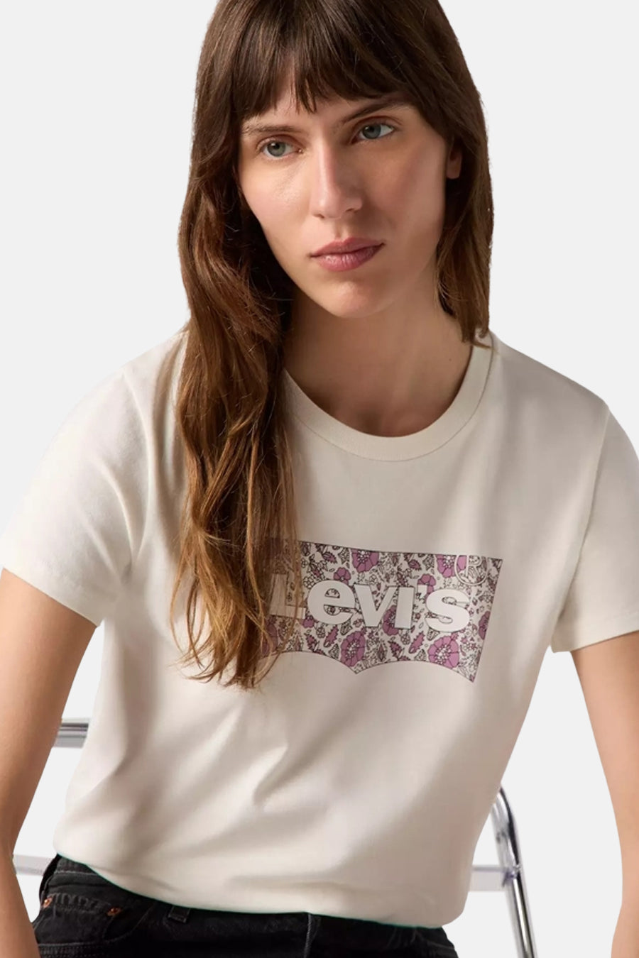T-shirt à manches courtes - Écru