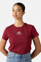T-shirt à manches courtes - bordeaux