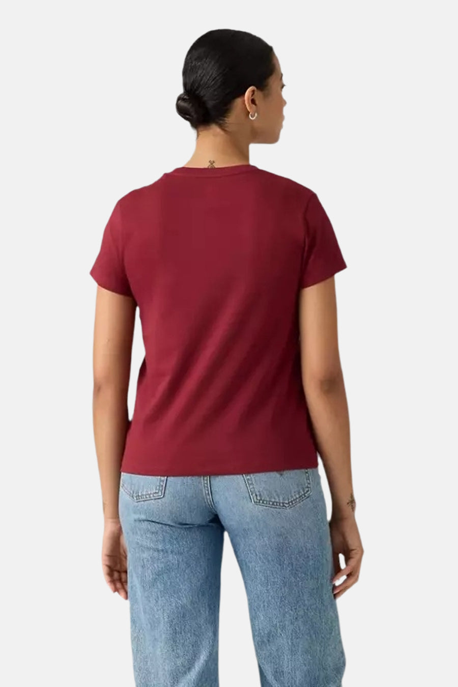 T-shirt à manches courtes - bordeaux
