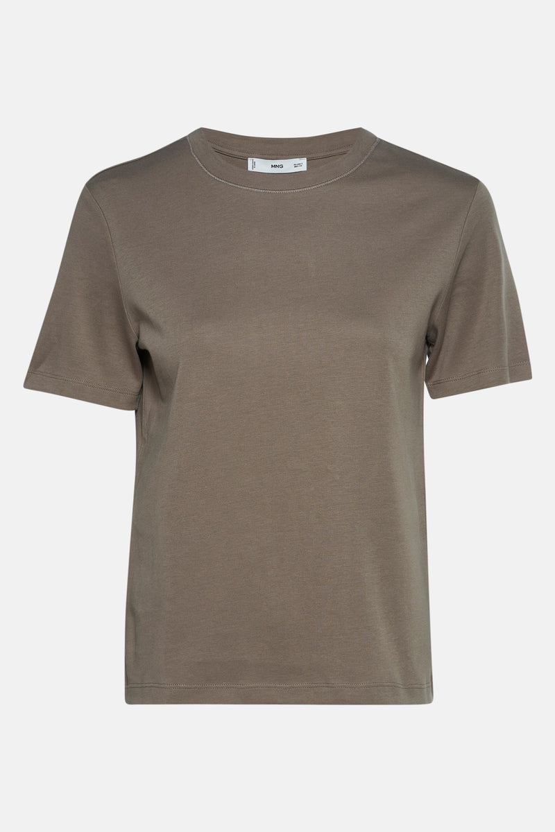 T-shirt met korte mouwen - bruin