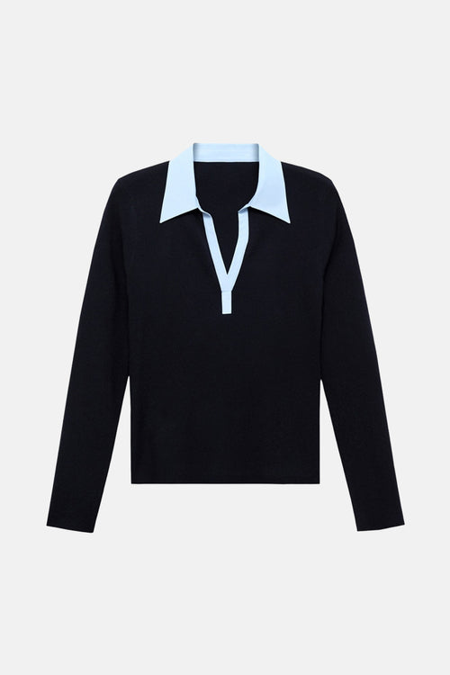 T-shirt met lange mouwen - zwart