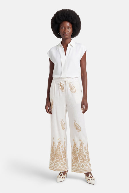 Pantalon - beige