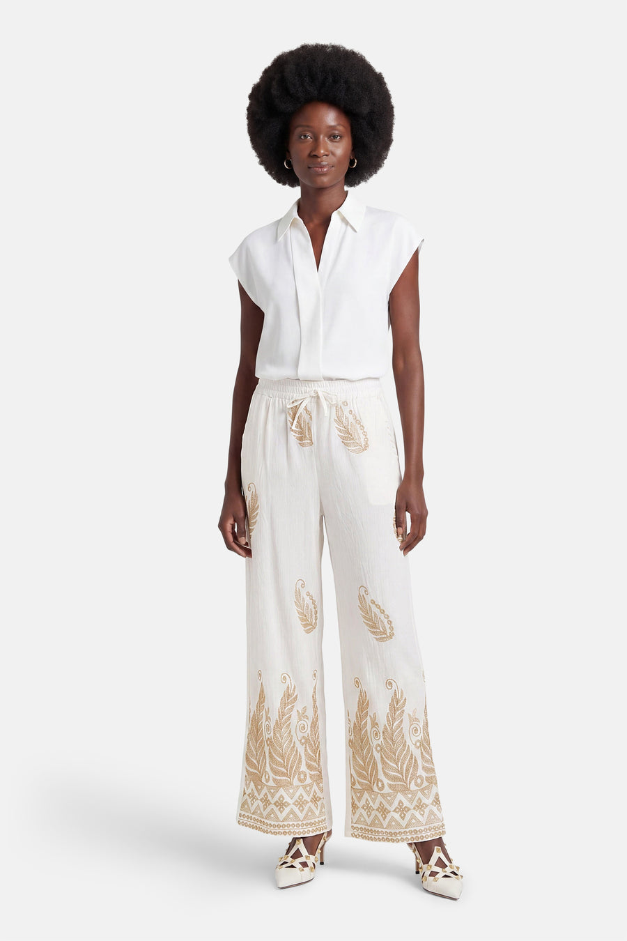 Broek - beige