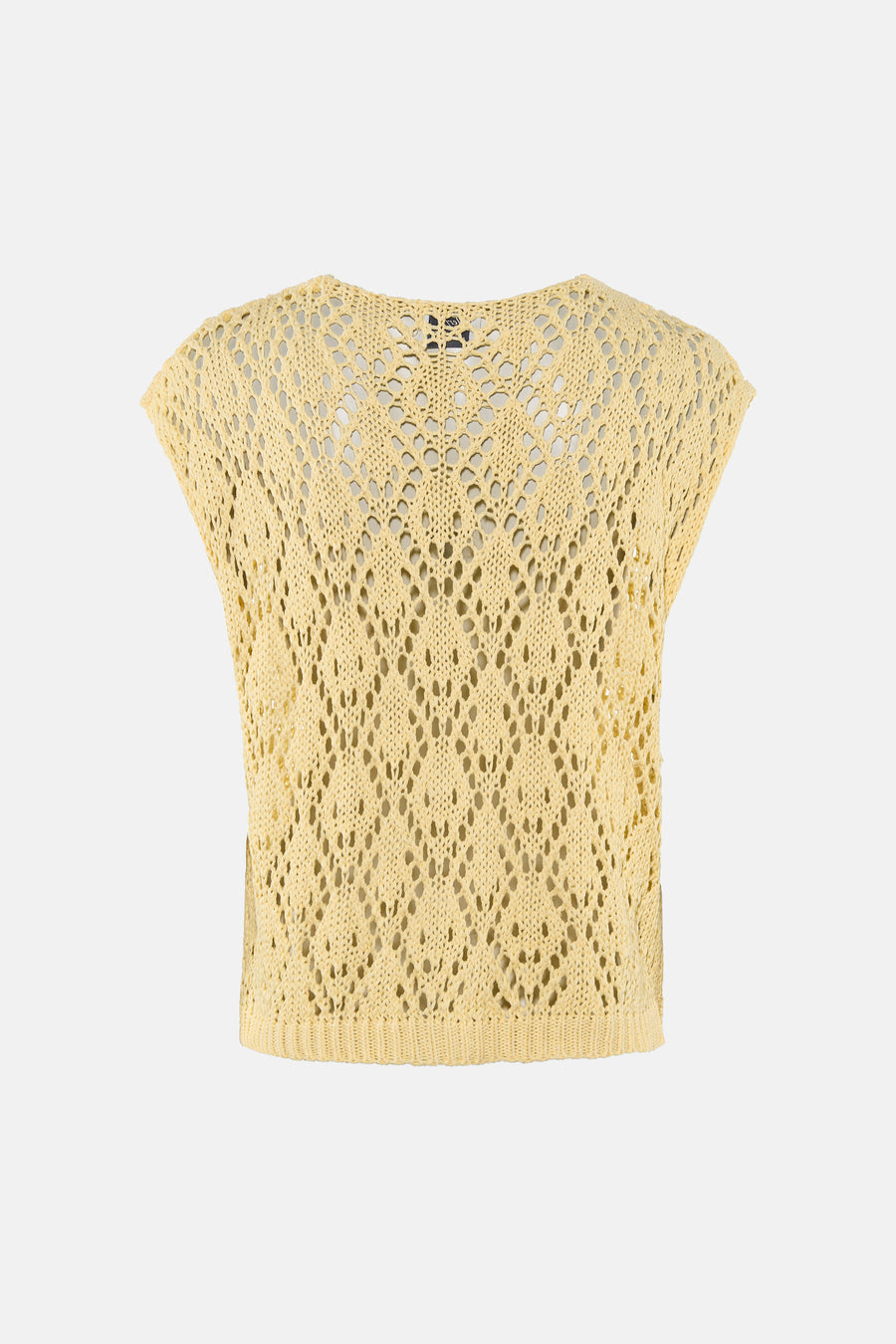 Pull korte mouw - geel