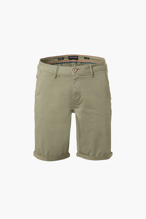 Short Chino Garment Dyed Twill Stretch