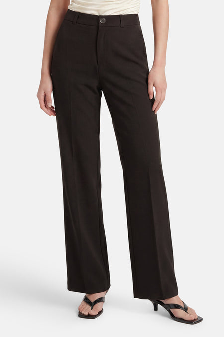 Dames sb seizoensbroek elastic brun - PARA MI