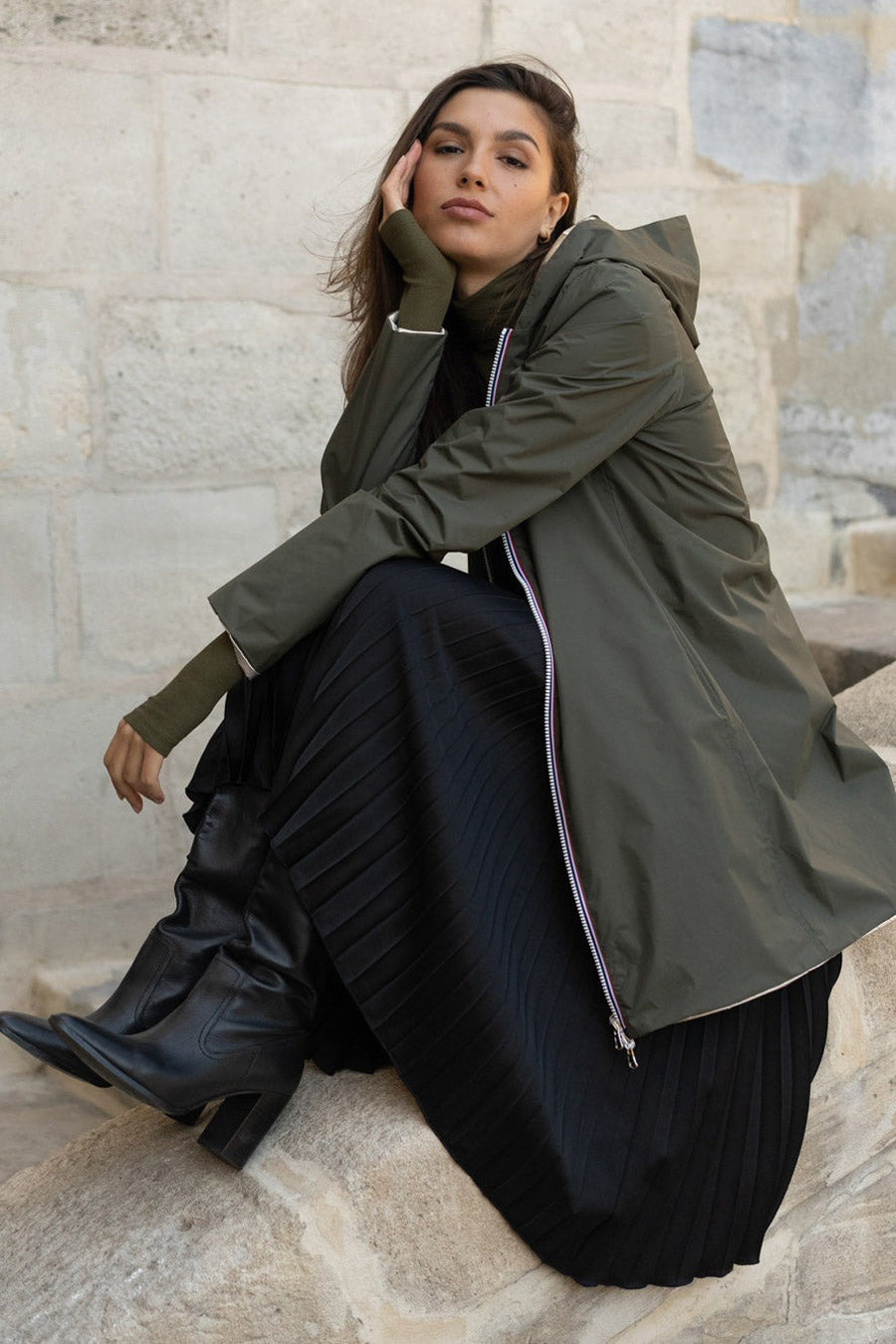 Veste de pluie - vert