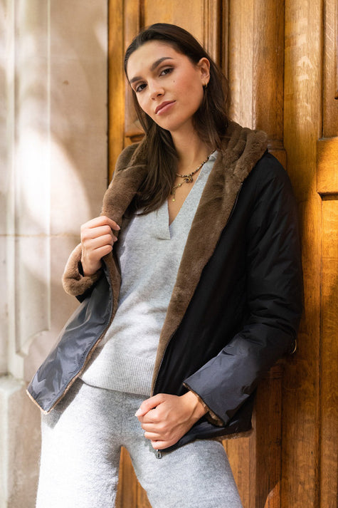 Imperméable Noir - LAURA JO