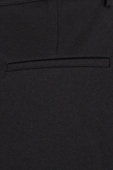 Pantalon noir uni de FREEQUENT, avec une poche passepoilée discrète.