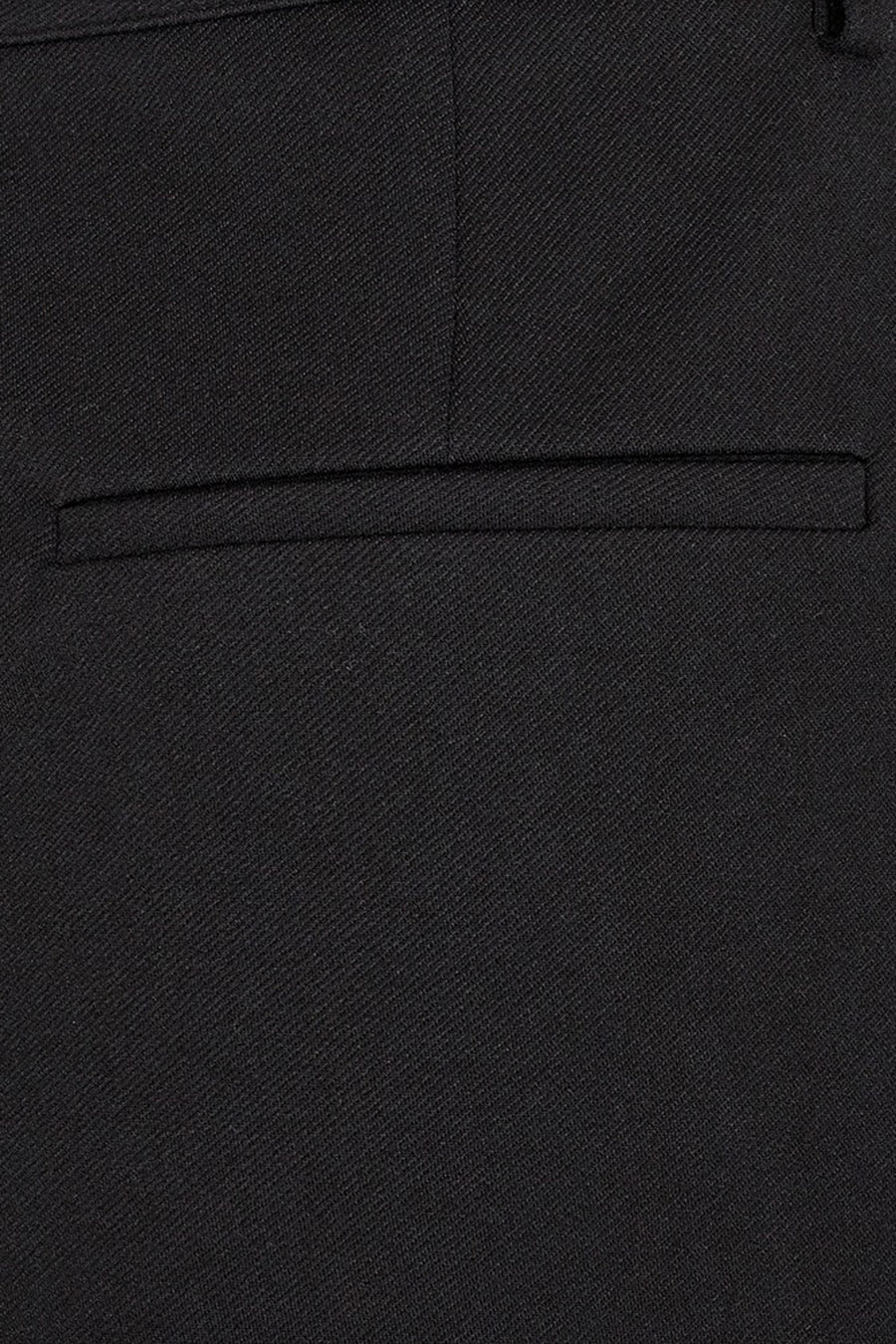 Pantalon noir uni de FREEQUENT, avec une poche passepoilée discrète.