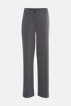 Grijze broek van FREEQUENT, rechte pasvorm, met knoopsluiting en discrete zakken.