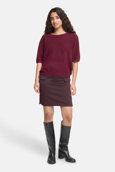 Pull O-hals - rood