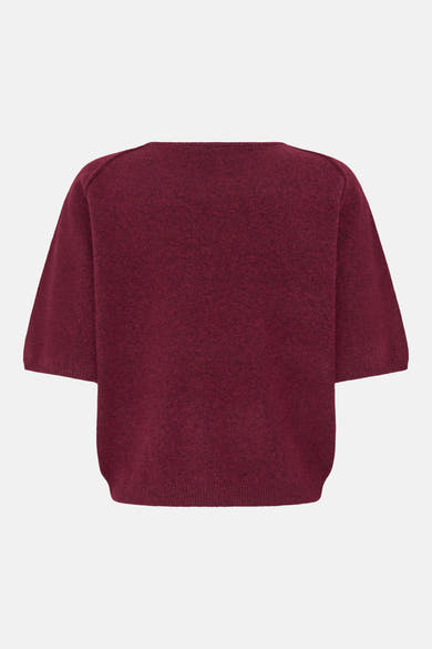 Trui met ronde hals rood - ICHI