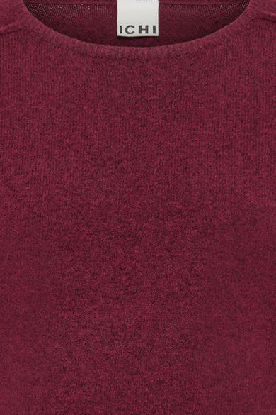 Trui met ronde hals rood - ICHI