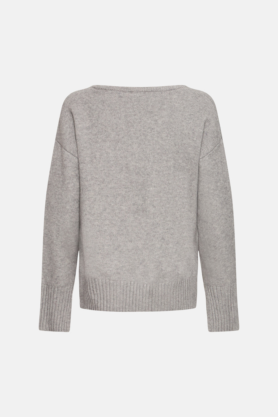 Pull col V - gris