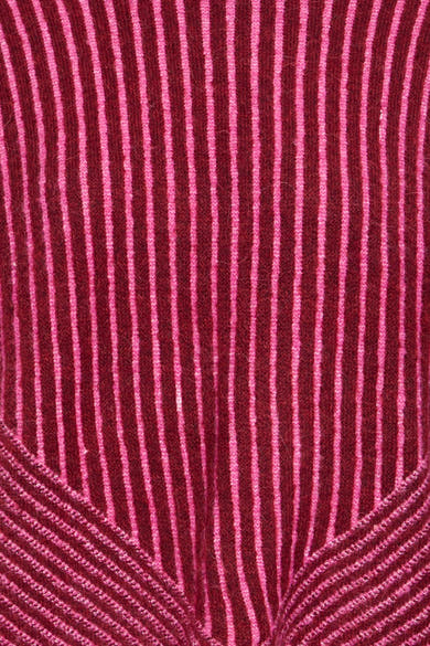 Pull O-hals - RHODODENDRON PINK STRIPE