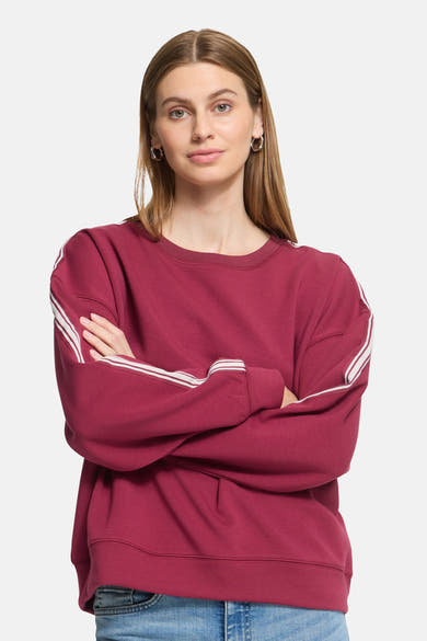 Sweat col rond rouge - ICHI
