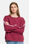 Sweat col rond rouge - ICHI