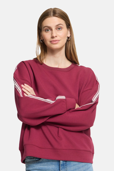 Sweater O hals - rood