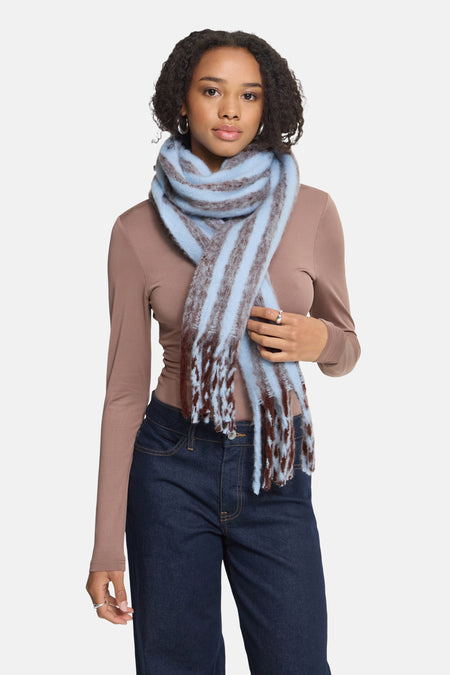 Wintersjaal multicolor - ICHI