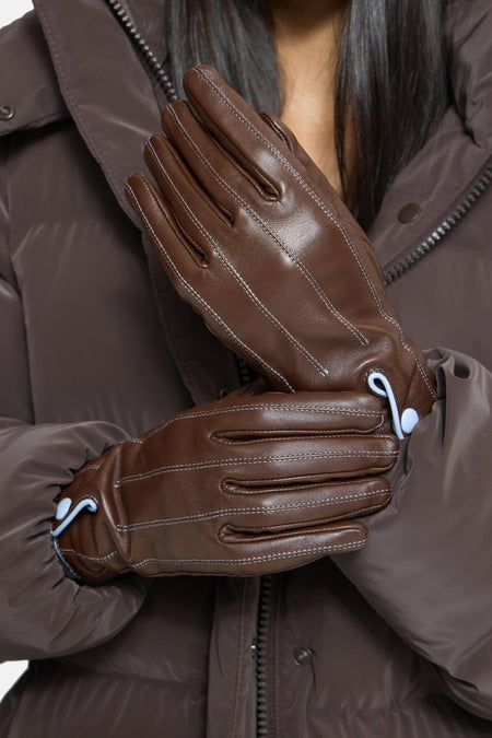 Handschoenen bruin - ICHI