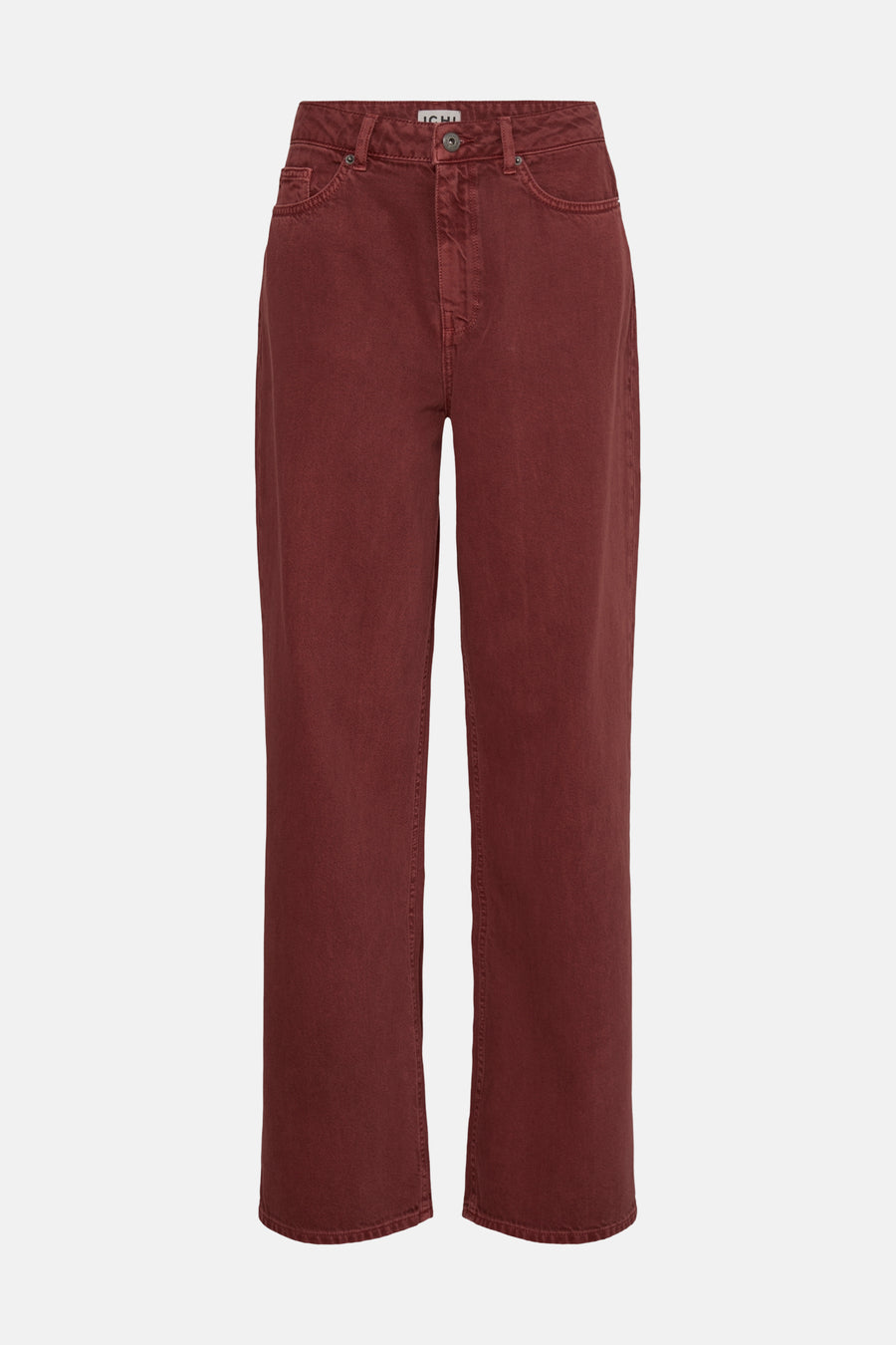 Dames sb seizoensbroek 5pocket brun - ICHI