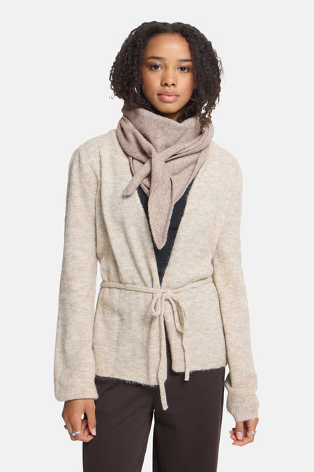 Wintersjaal beige - ICHI