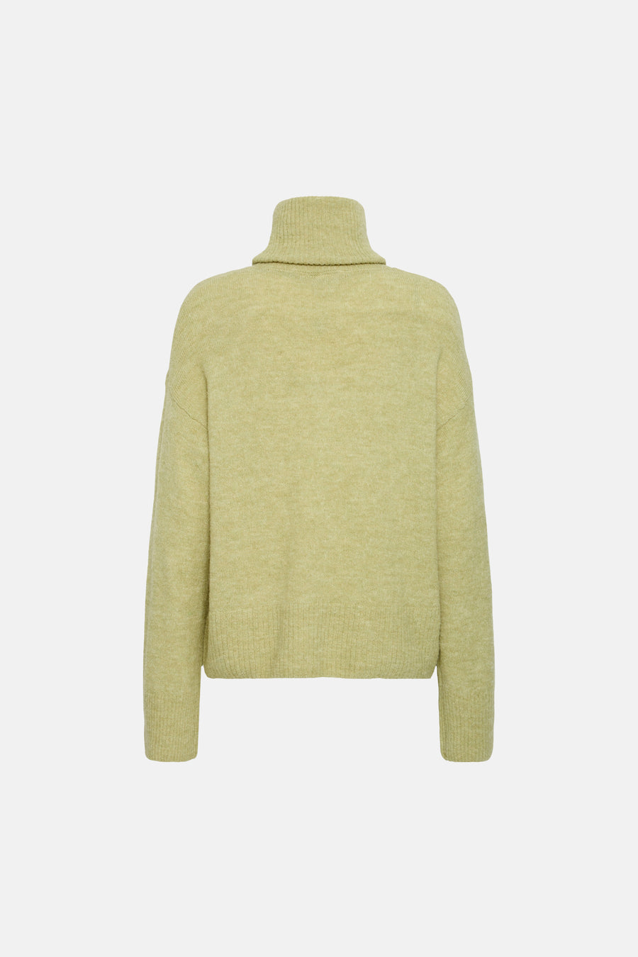 Pull à col roulant - vert
