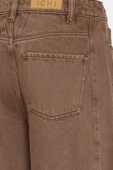 Dames sb seizoensbroek 5pocket brun - ICHI