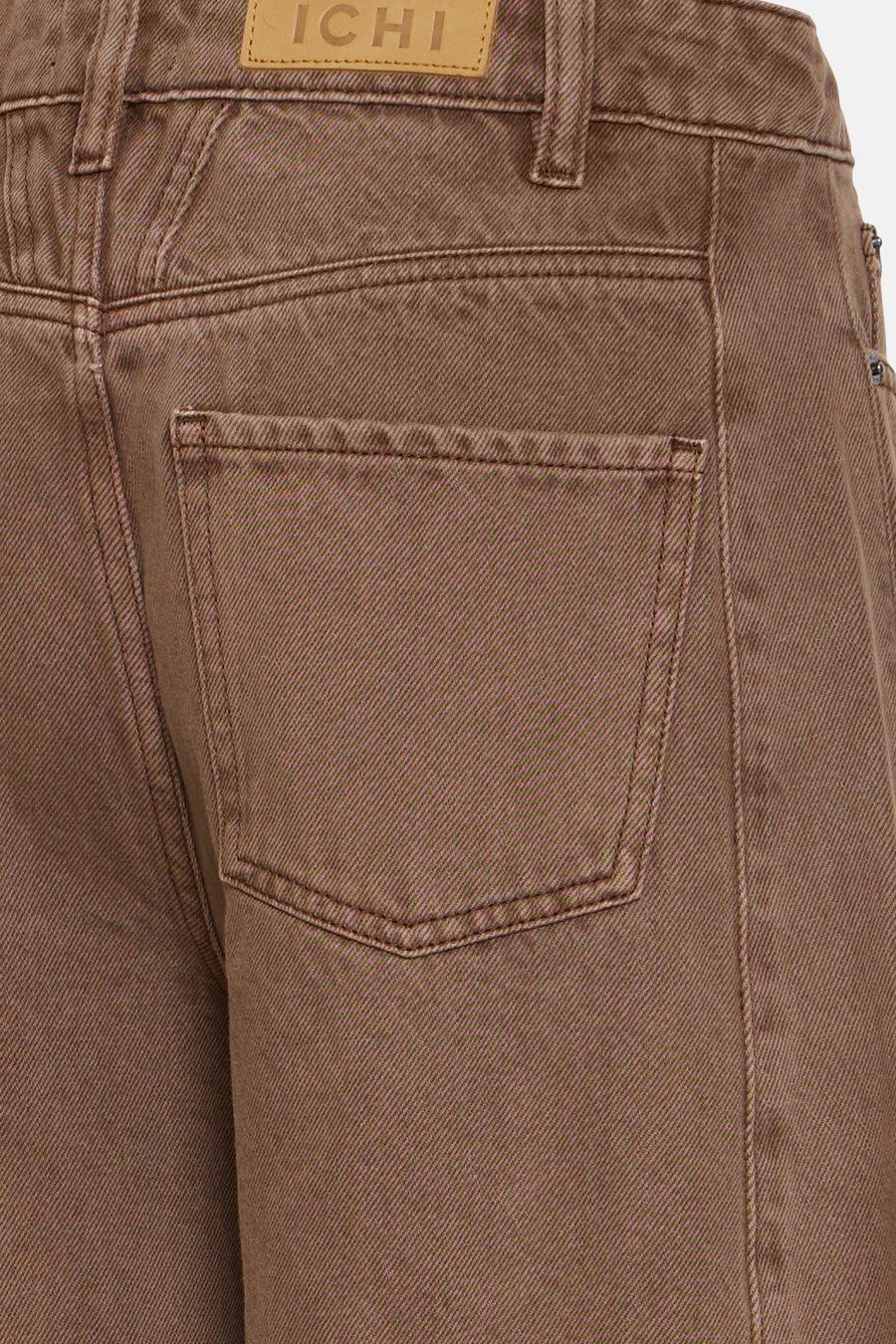 Dames sb seizoensbroek 5pocket brun - ICHI
