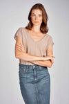 T-shirt - beige